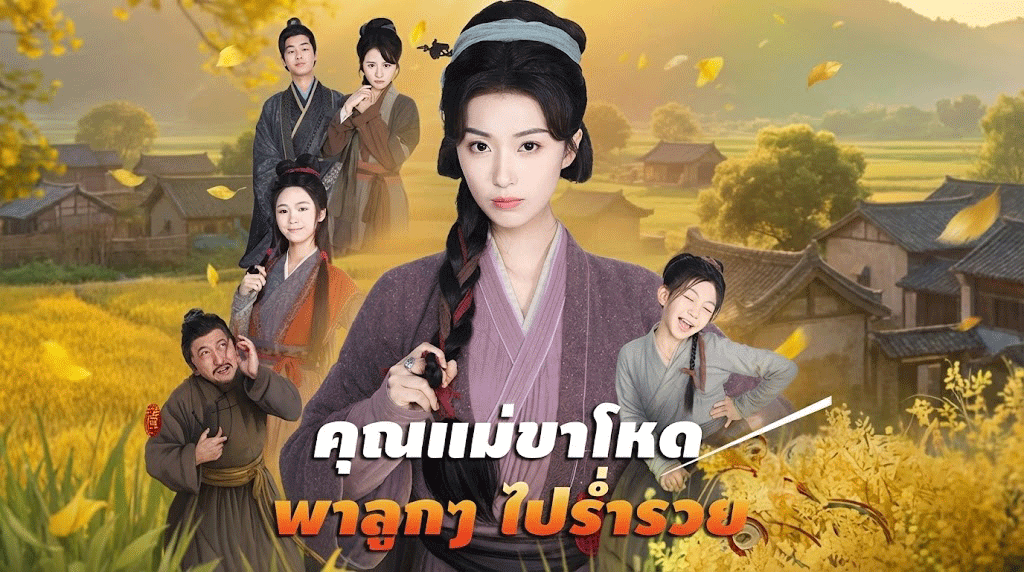 คุณแม่ขาโหดพาลูกๆ ไปร่ำรวย จากสายลับตัวแม่ สู่คุณแม่ลูกสี่ในยุคโบราณ!